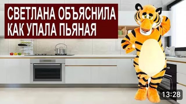 САМВЕЛ АДАМЯН, ОБЗОР ОТ СК, СВЕТЛАНА С БОДУНА, В КОСТЮМЕ ТИГРА, РАССКАЗАЛА КАК УПАЛА..