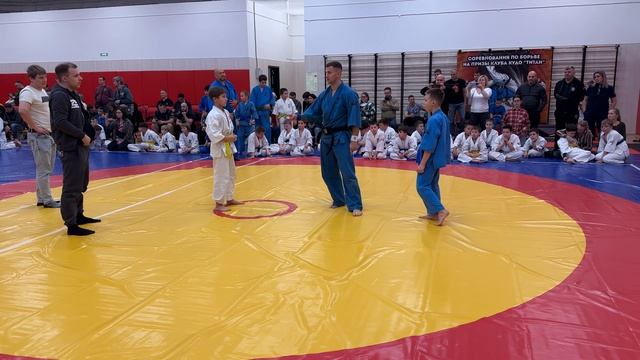 2025. Москва. Турнир по борьбе на призы клуба кудо Титан 9-10 лет / 1-ая схватка