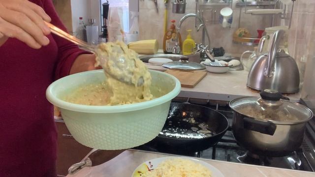 IMG_9372 Нажарила, новое блюдо, оладий с овсянкой.