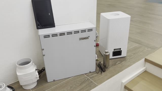 Парогенератор SteamLux Premium с wi fi для бани хамам, душевой и сауны | система умный дом в сауне