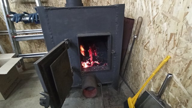 Эффективный обогрев гаража. Отопительный сезон начат!!!