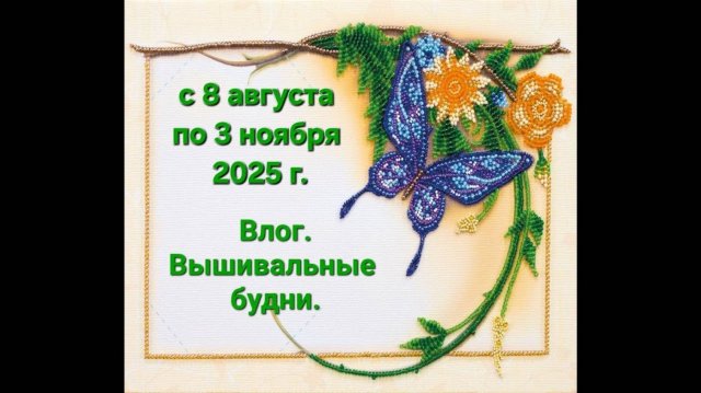 53.25 ВЛОГ. Вышивальные будни.