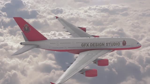 GFX DESIGN STUDIO. GFX TRAVELLING AIRLINES. 3D CINEMATIC CONCEPT.