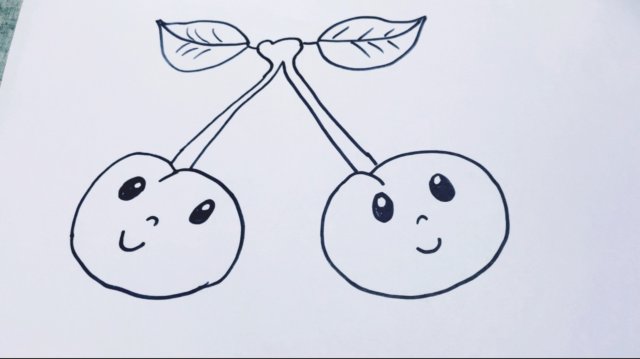 Вишенки. Рисуем Вместе.