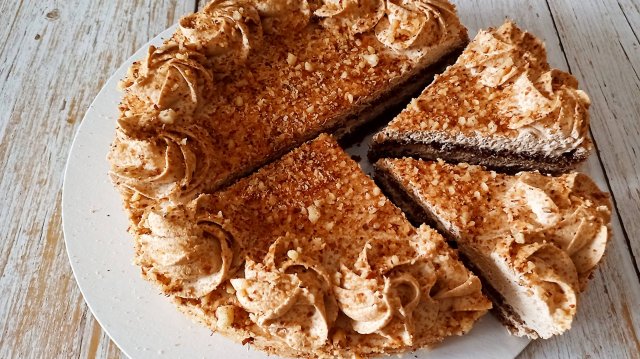 Кофейный Кето Торт Капучино. Рецепт ПП торта без глютена!