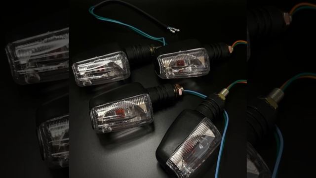 поворотники для мототехники SMALL 9,5см белые