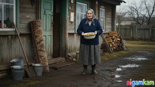 Бабушка и Василий Петрович