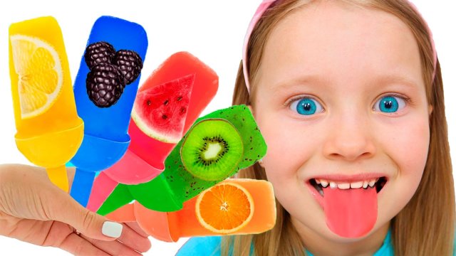 Детская песенка про мороженки и кинетический песок для малышей