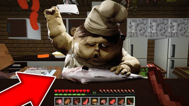 Я ПРИЗВАЛ ПОВАР ИЗ МАЛЕНЬКИЕ КОШМАРЫ В СВОЕМ МИРЕ МАЙНКРАФТ КАК ПРИЗВАТЬ LITTLE NIGHTMARES MINECRAFT