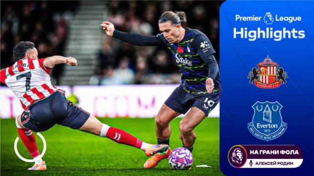 Обзор матча 10 тура Английской Премьер-Лиги НА РУССКОМ. Сандерленд — Эвертон