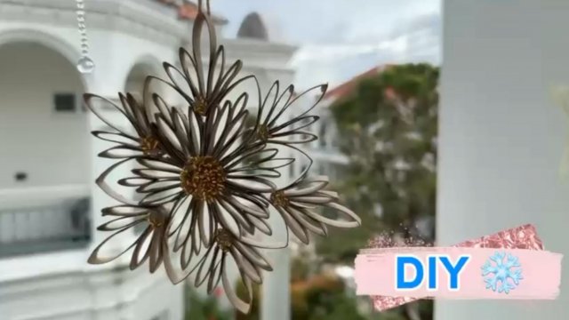 Снежинка  ❄️ из втулки от туалетной бумаги 🧻🧻🧻