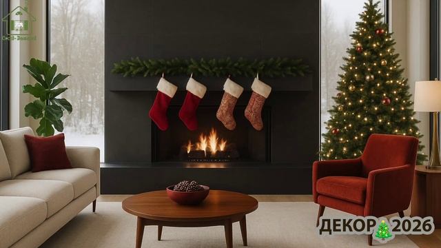 Идеи украшения дома на Новый Год 2026 фото идеи для вдохновения 🎄 (47)