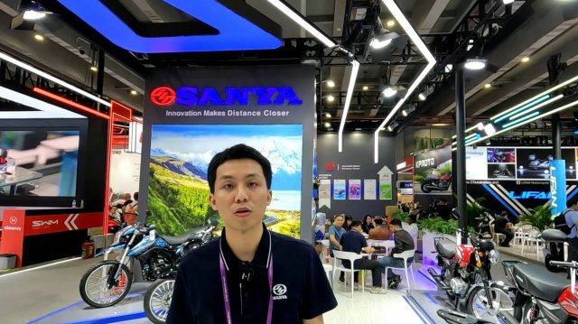 Мотоциклы SANYA. Интервью на выставке CFAIR.