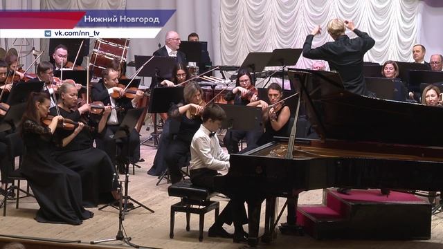 Юные музыканты из Нижегородской области выступили с Академическим симфоническим оркестром филармонии