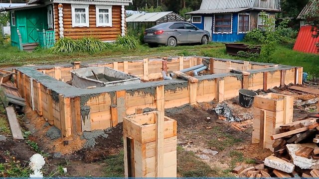 Мелкозаглубленный ленточный фундамент