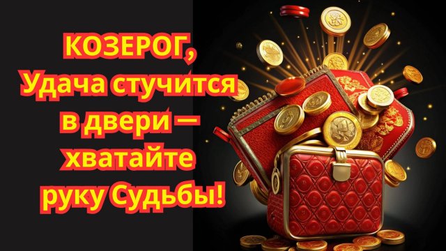 ⚡Козерог♑ Вам предстоит испытать невероятное везение 🤑 — принимайте подарки Вселенной!