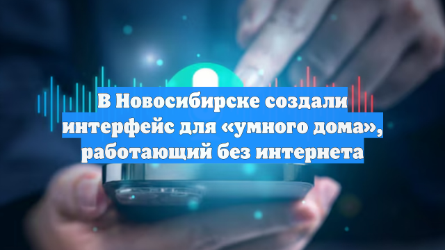 В Новосибирске создали интерфейс для «умного дома», работающий без интернета