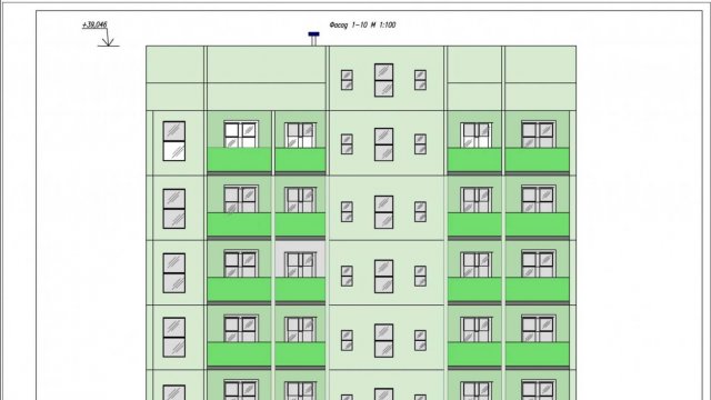 Проект 12-ти этажного жилого дома с чертежами и расчётами