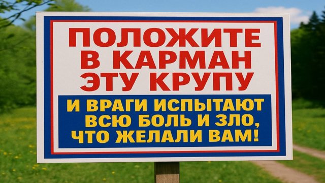 Положите в карман эту крупу - и жизнь начнёт меняться самым неожиданным образом