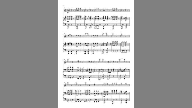 Сюита для флейты и фортепиано в трёх частях