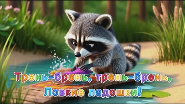 Енотик Мотя (Караоке) - Детская песенка для малышей