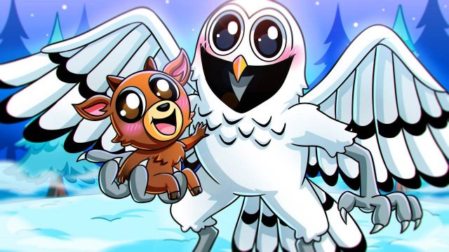 99 НОЧЕЙ В ЛЕСУ, но СОВА ДРУГ! 99 Nights in the Forest анимации