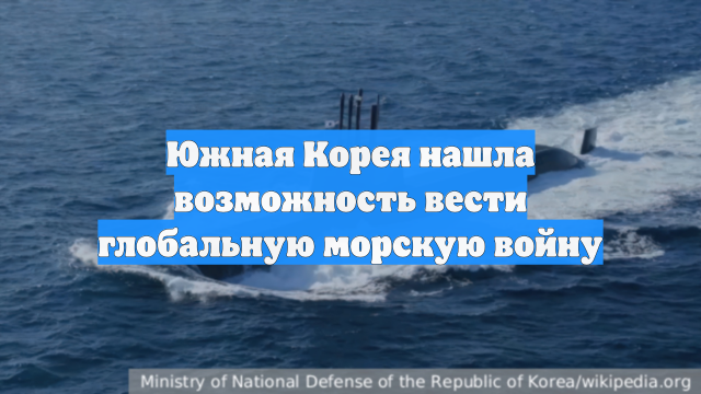 Южная Корея нашла возможность вести глобальную морскую войну