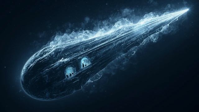 Comet Cathedral in Void 🌌 2 Hour Sacred Ambience Gothic Spires & Frozen Vapor Cosmic Chant