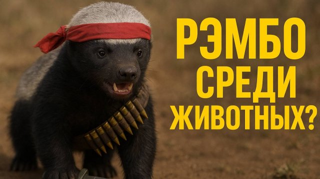 медоед это Рэмбо среди зверей и вот почему