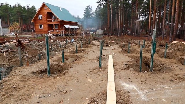 Строительство фундамента на торфяном грунте