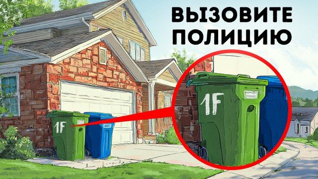 Если вы видите это на своем мусорном баке, немедленно обратитесь за помощью!