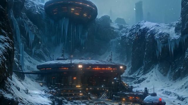 Winter Relaxation ｜ Sci-Fi Cyberpunk Ambience For Focus & Sleep