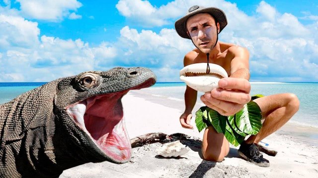 ОСТРОВ ДРАКОНА. ВЫЖИВАНИЕ НА НЕОБИТАЕМОМ ОСТРОВЕ БЕЗ ЕДЫ И ВОДЫ 24 ЧАСА.