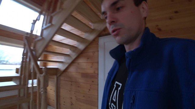 Изготовление и установка лестницы из лиственницы в Перми.