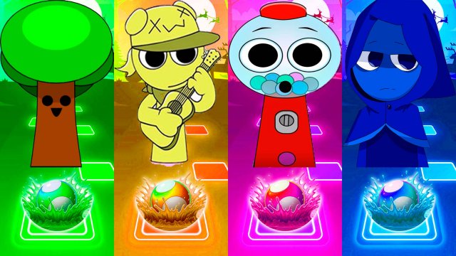 Coffin Dance Спрунки 123 уровень - Мультики про Спрунке | МУЛЬТФИЛЬМЫ SPRUNKI в Tiles Hop