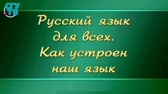Русский язык для детей # 2.2. Звуки звонкие и глухие
