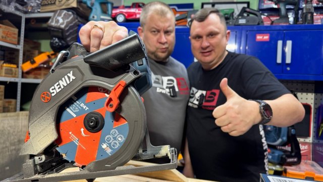 Тест дисковой пилы SENIX 165мм PSCX2-M6-EU-0