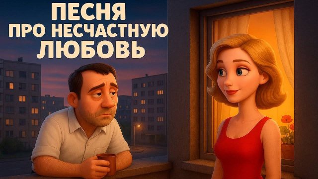 ПЕСНЯ ПРО НЕСЧАСТНУЮ ЛЮБОВЬ ! (SONG ABOUT UNHAPPY LOVE !) Мультфильм по песне В.С. Высоцкого