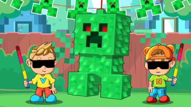 Влад и Ники готовят тусовку. мультфильм игра