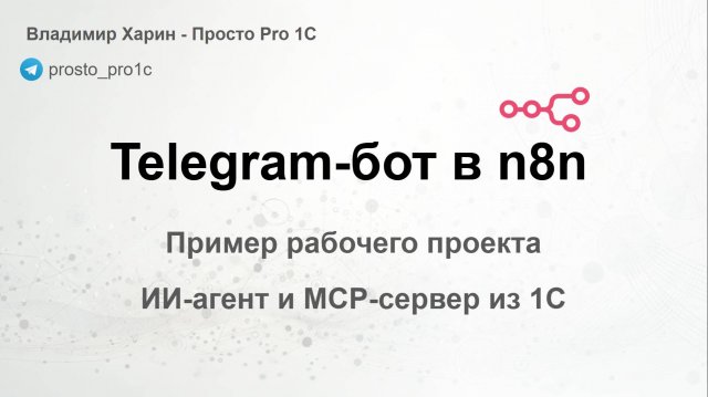 Telegram-бот на n8n: обзор на примере рабочего кейса