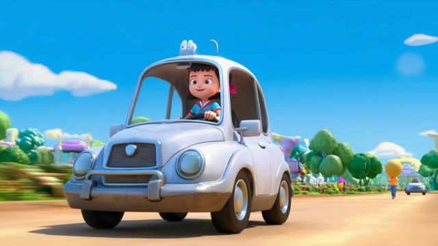 Машинки в сказочном лесу: кто найдет дорогу? мультфильм