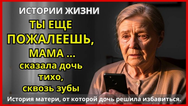 😭 Дочь решила ИЗБАВИТЬСЯ от матери ради квартиры… но всё пошло не по плану! Истории жизни.