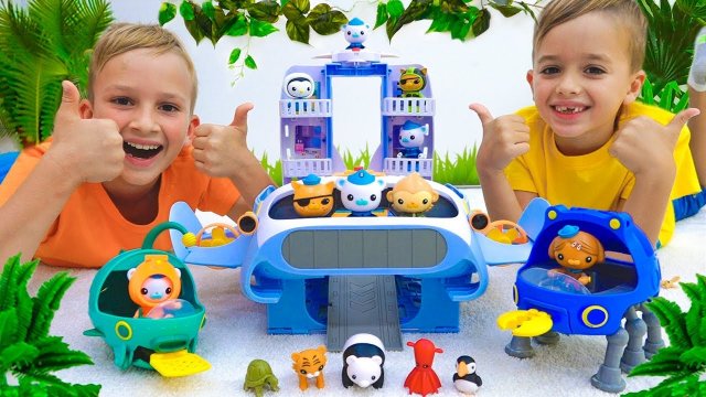 Влад и Ники Октонавты спасают игрушечных животных!