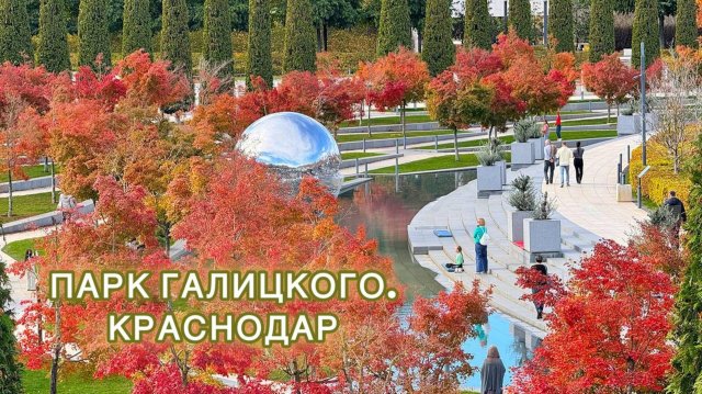 🍁 Парк Галицкого в ноябре. Краснодар