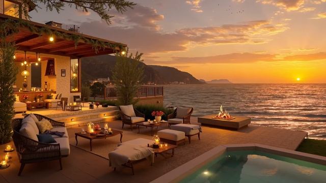 🌤️ Лёгкий джаз у моря ~ Нежная инструментальная музыка для работы, учебы и отдыха