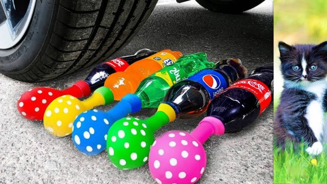 Мультики для детей. Машина против Колы и Шариков с конфетками и игрушек! Смотреть онлайн для малышей