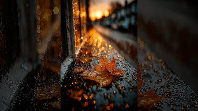 Раздевается осень, золото роняя...