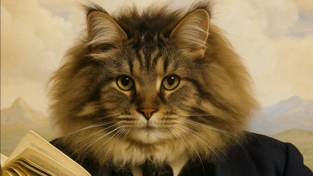 Жизнь кошек по мотивам живописи Б.М. Кустодиева