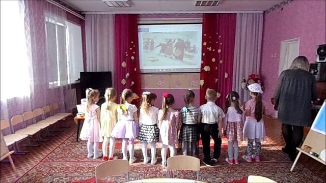 Интегрированное занятие по изобразительной деятельности в средней группе "Юные художники"