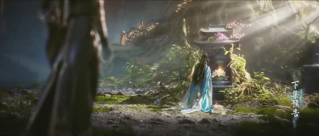 4К Грёзы в бездне облаков 21 Серия - Статичное превью (Аниме-Мультсериал 2025)